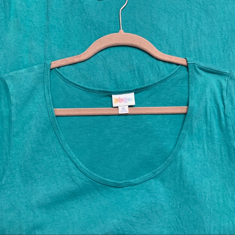 Lularoe classic tee turquoise XL